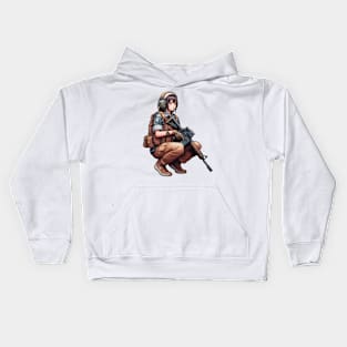 Tactical Girl Kids Hoodie